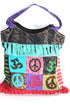 Peace & Om Patchwork Jhola Carry Bag