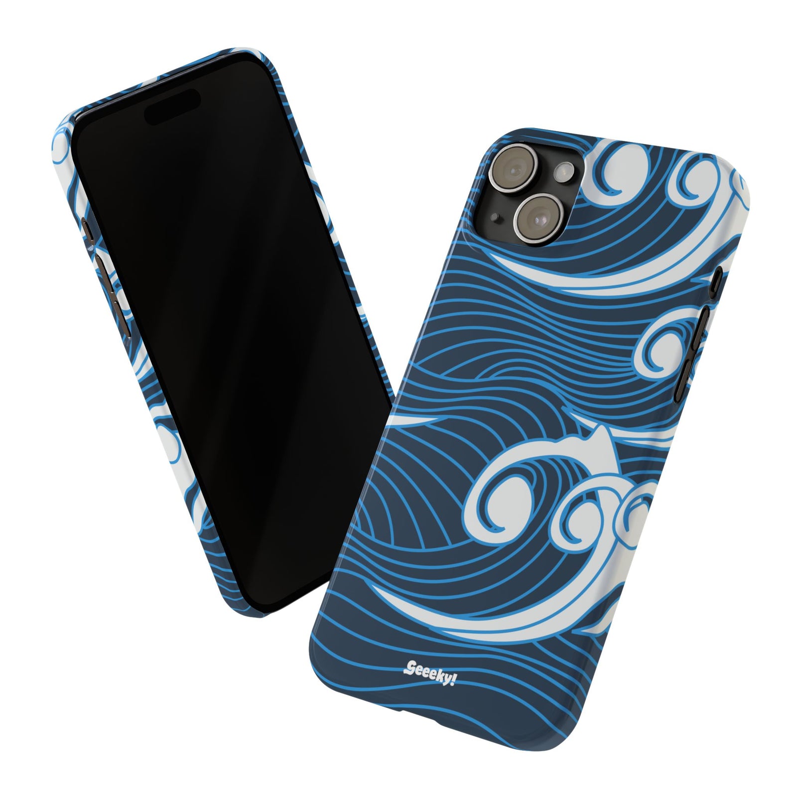 Ocean Waves – Slim Japanese Art Phone Case