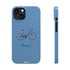 Riding in Blue – Slim iPhone Case