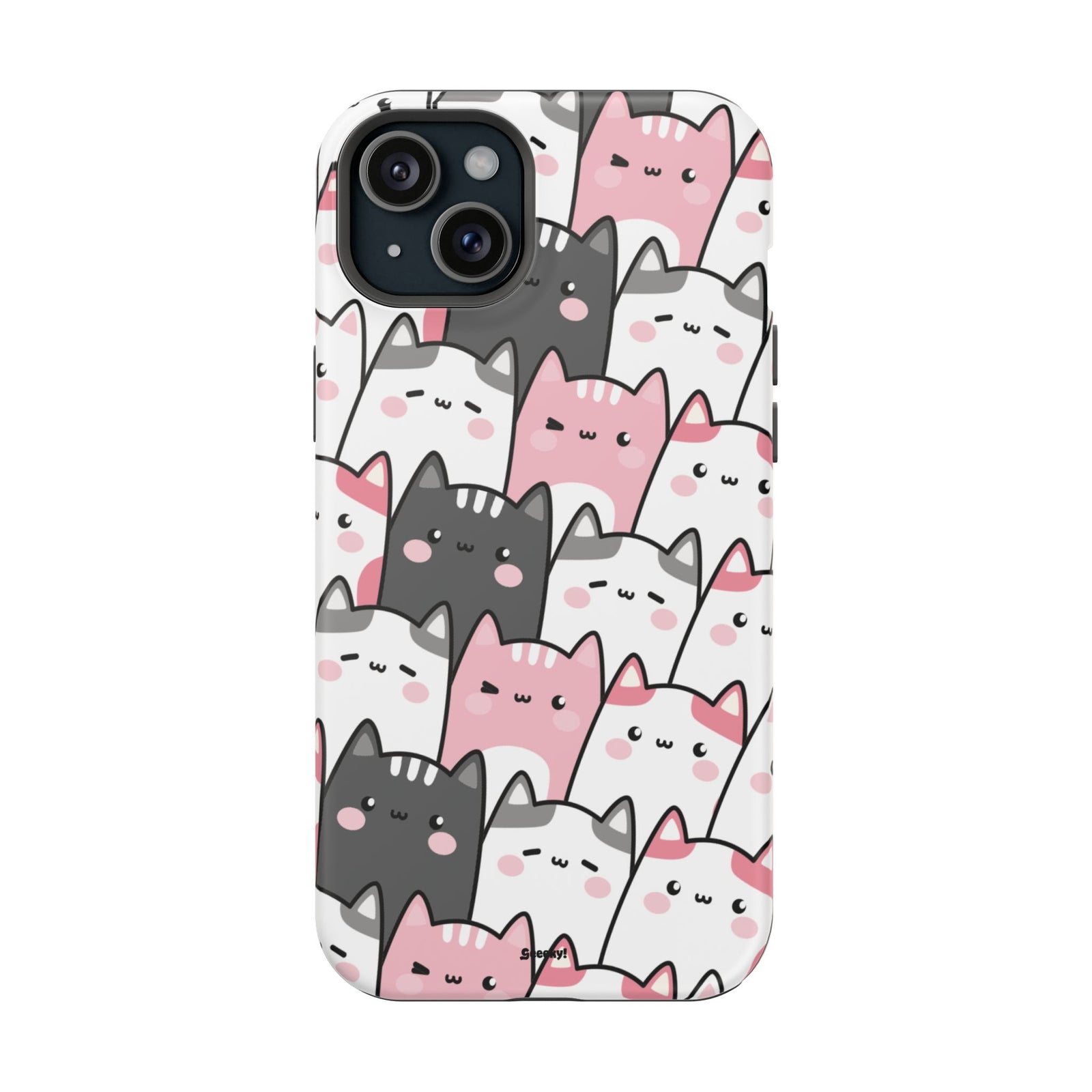 Chubby Cat Mega Cuddle – Magnetic Tough iPhone Case