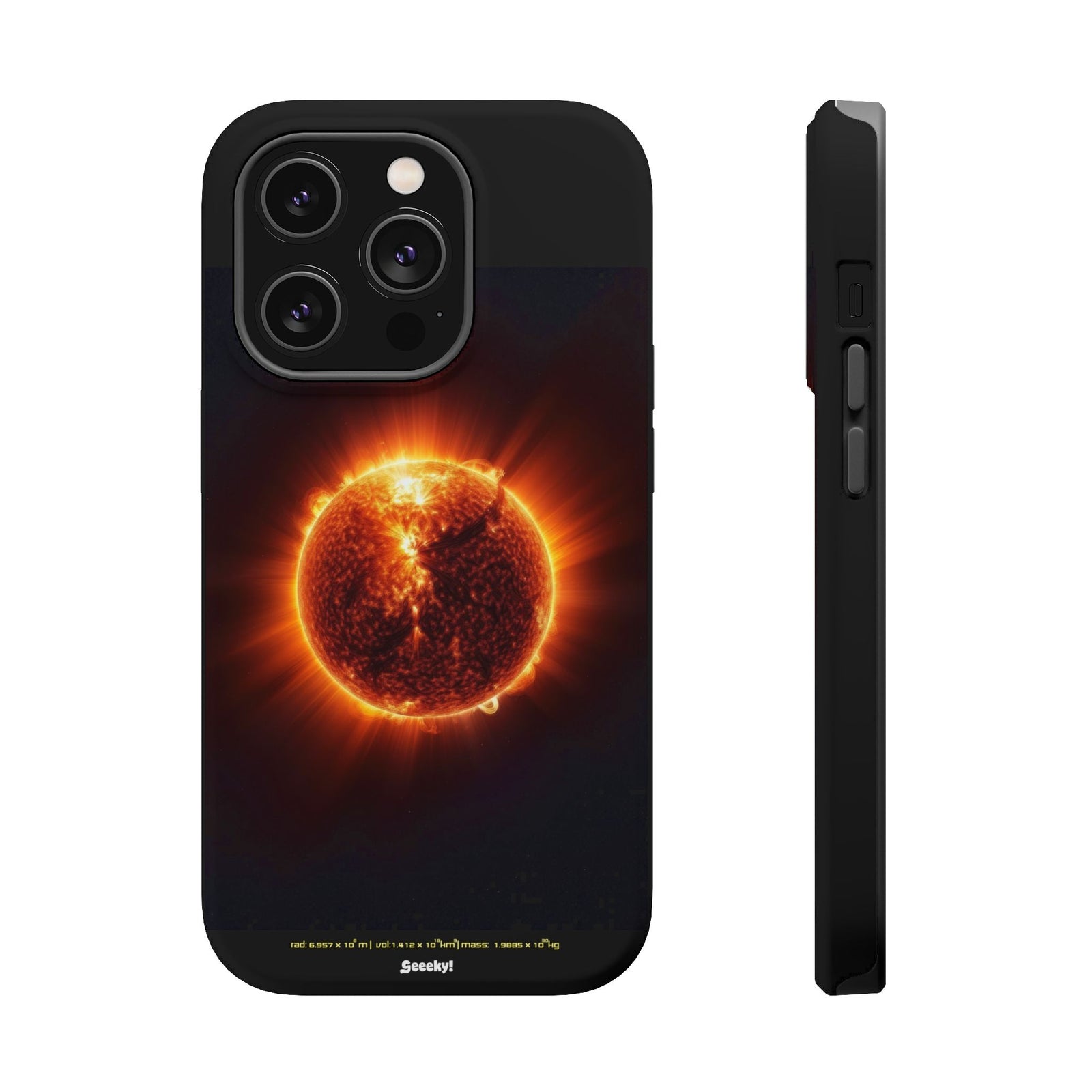 Red Solar Flare – Magnetic Tough iPhone Case