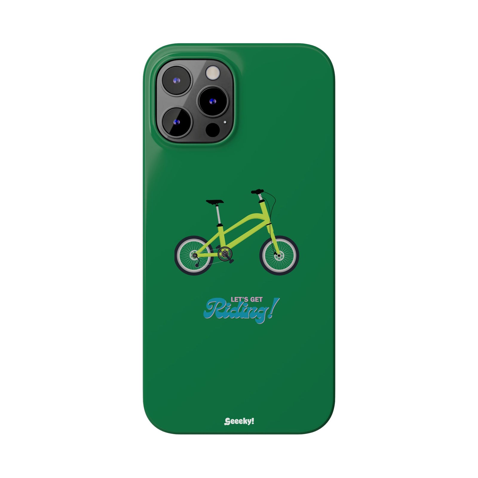 Riding in Racing Green – Slim iPhone Case