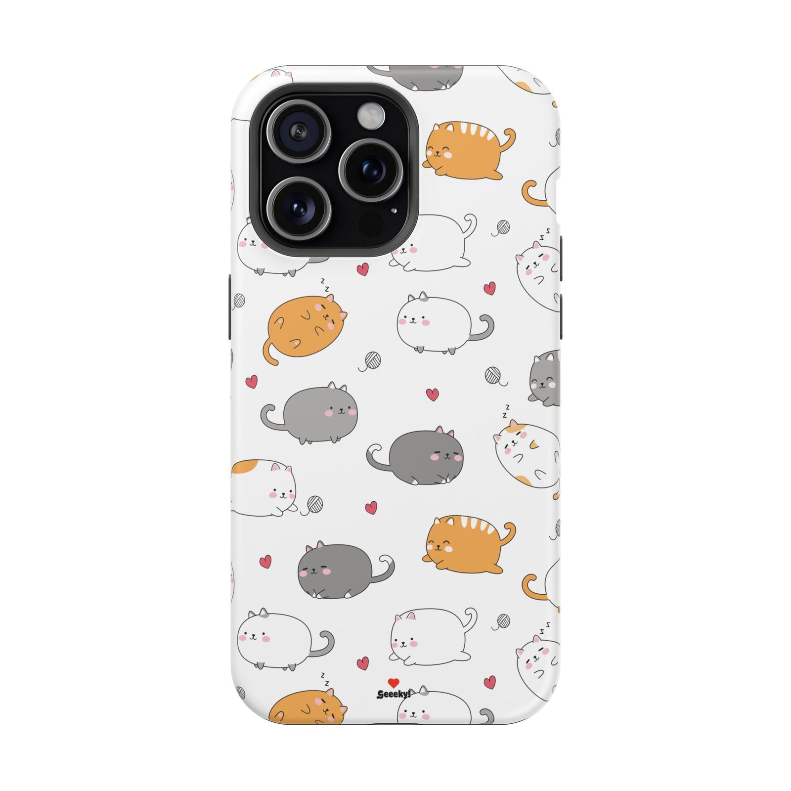 Chubby Cat Cuddle – Magnetic Tough iPhone Case