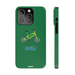 Riding in Racing Green – Slim iPhone Case