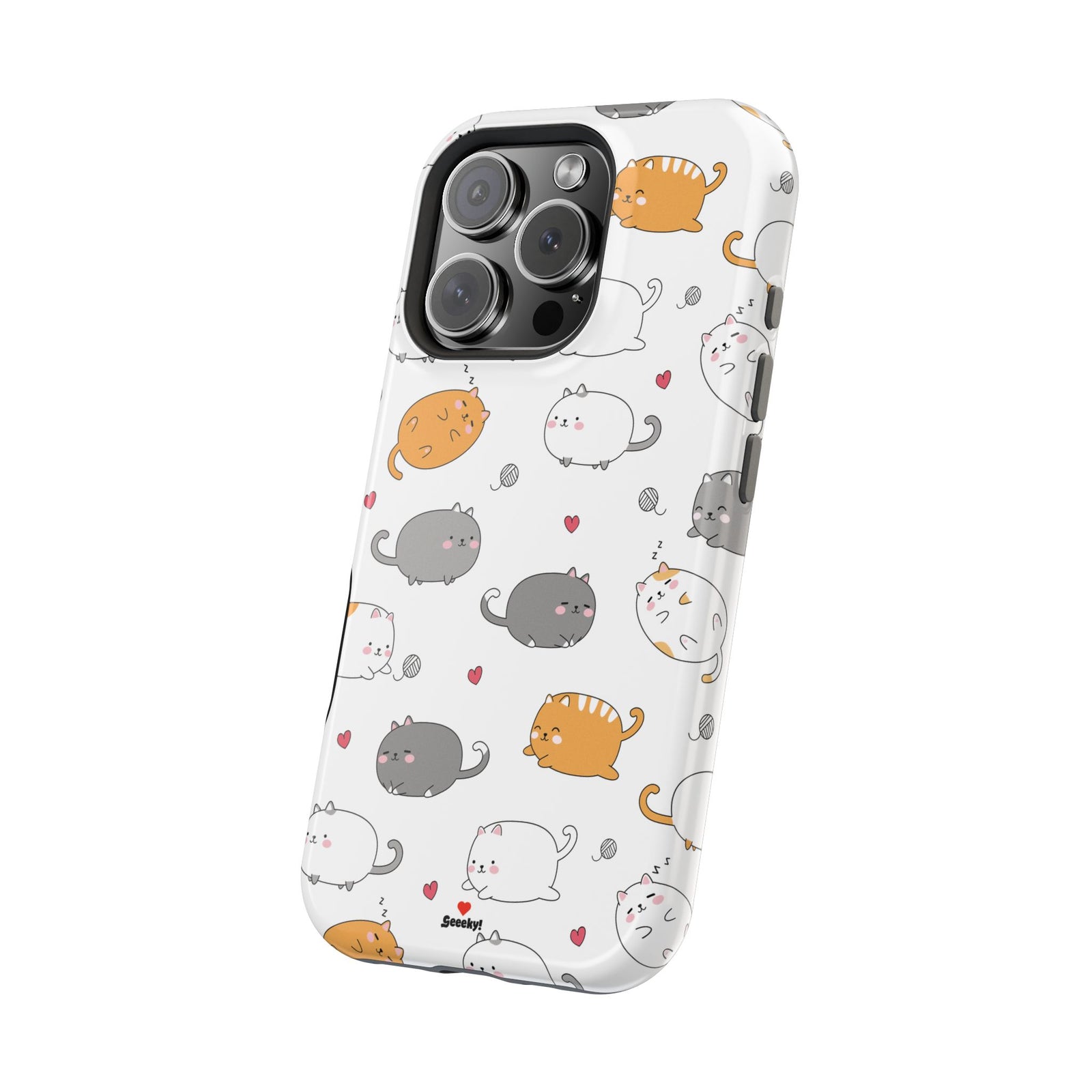 Chubby Cat Cuddle – Magnetic Tough iPhone Case