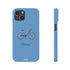 Riding in Blue – Slim iPhone Case