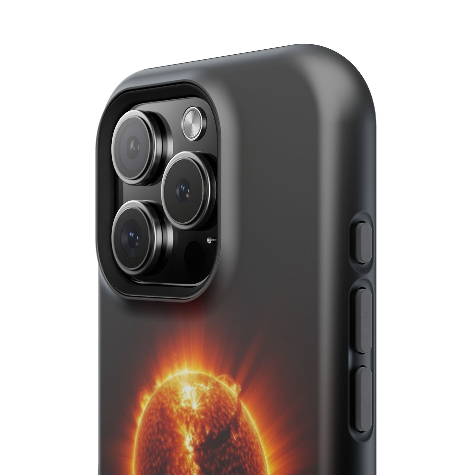 Red Solar Flare – Magnetic Tough iPhone Case