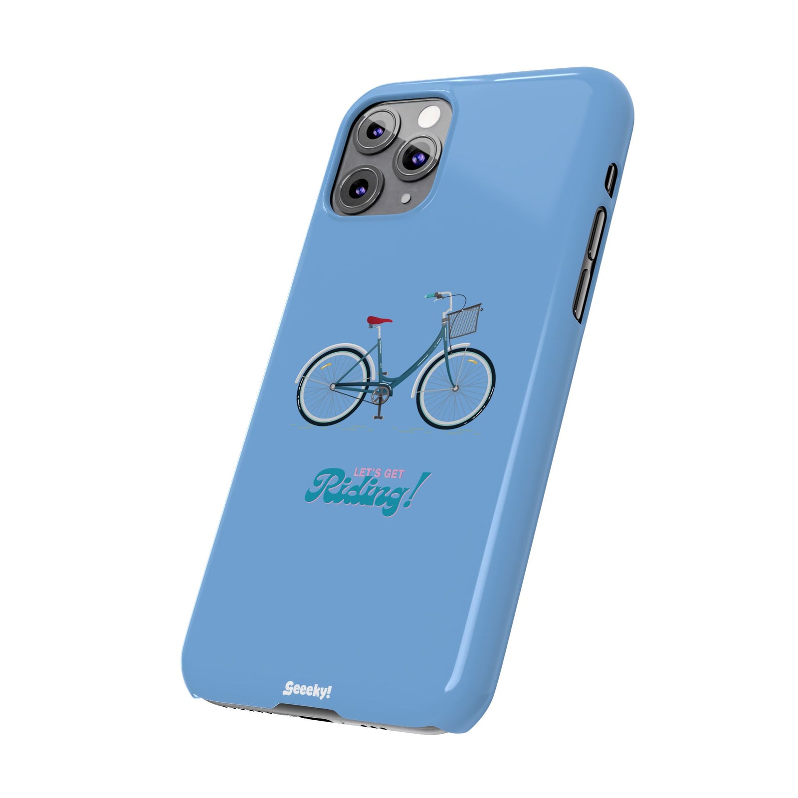 Riding in Blue – Slim iPhone Case