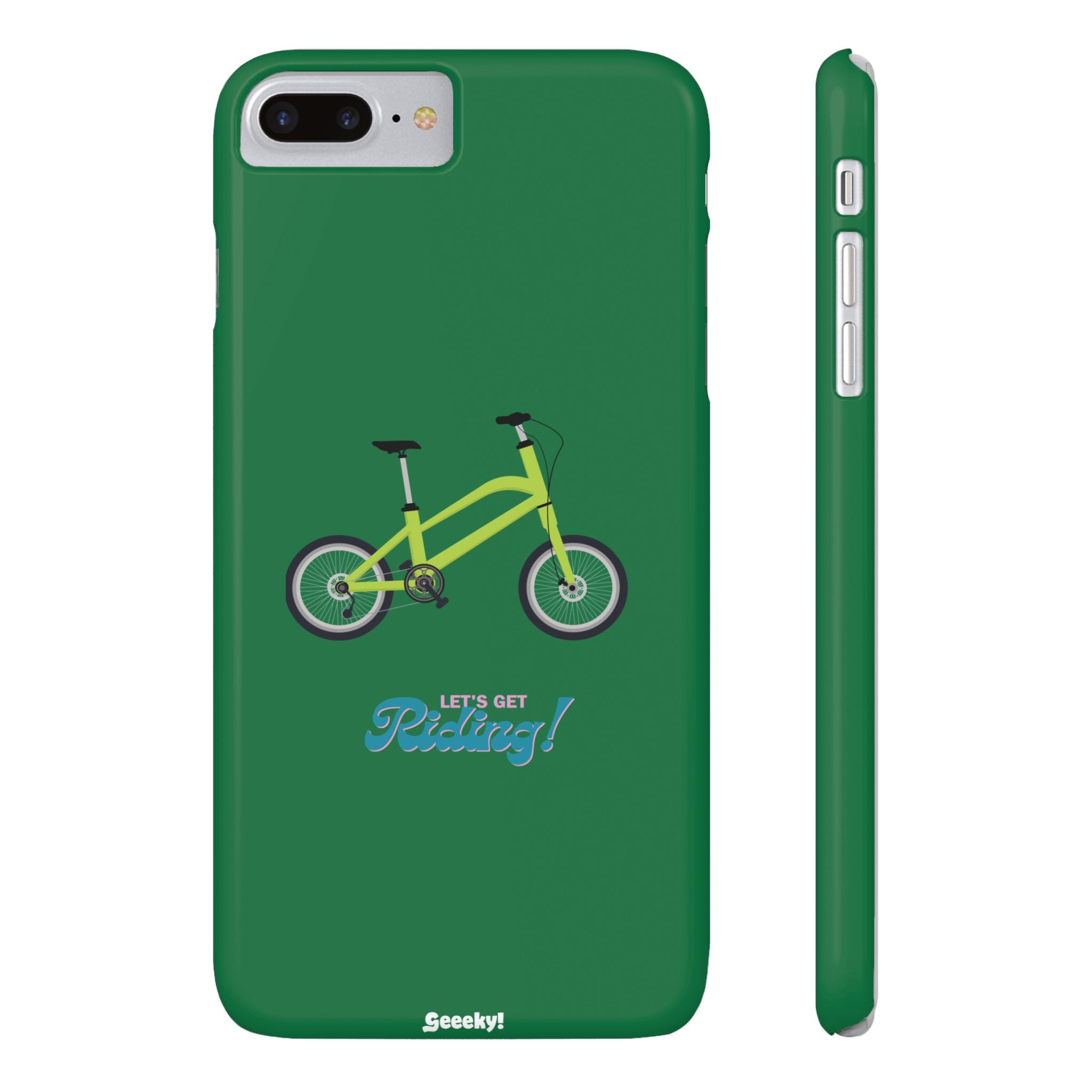 Riding in Racing Green – Slim iPhone Case