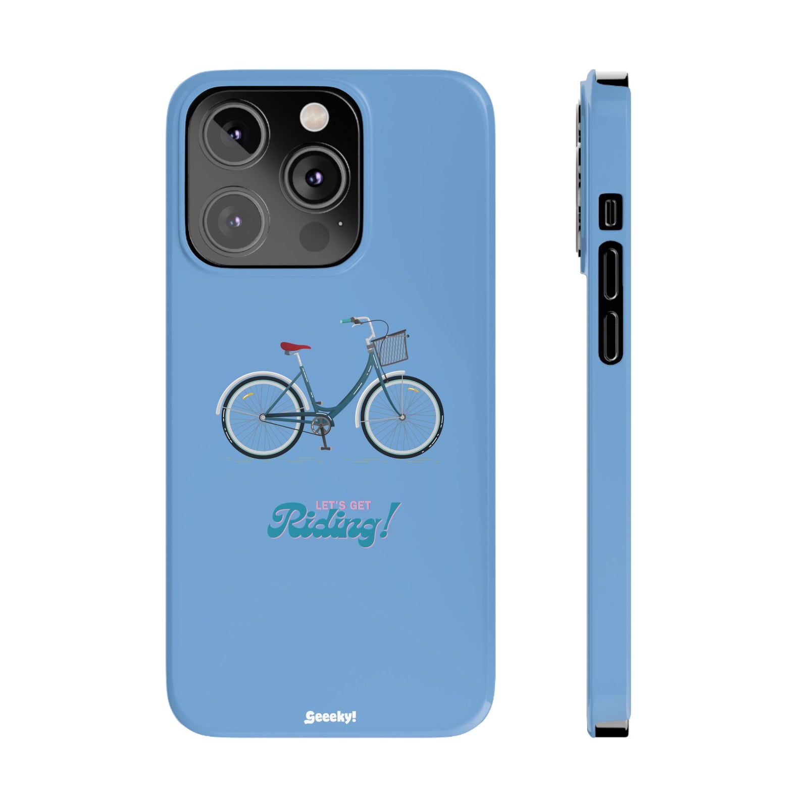 Riding in Blue – Slim iPhone Case