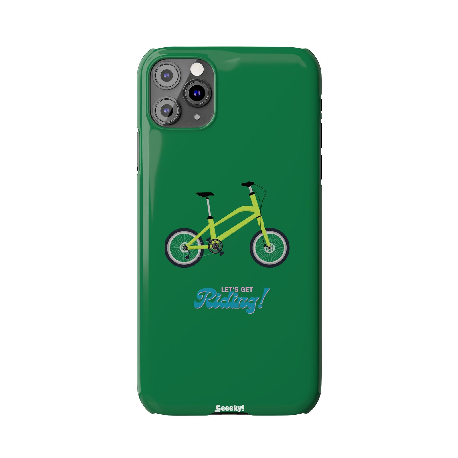 Riding in Racing Green – Slim iPhone Case