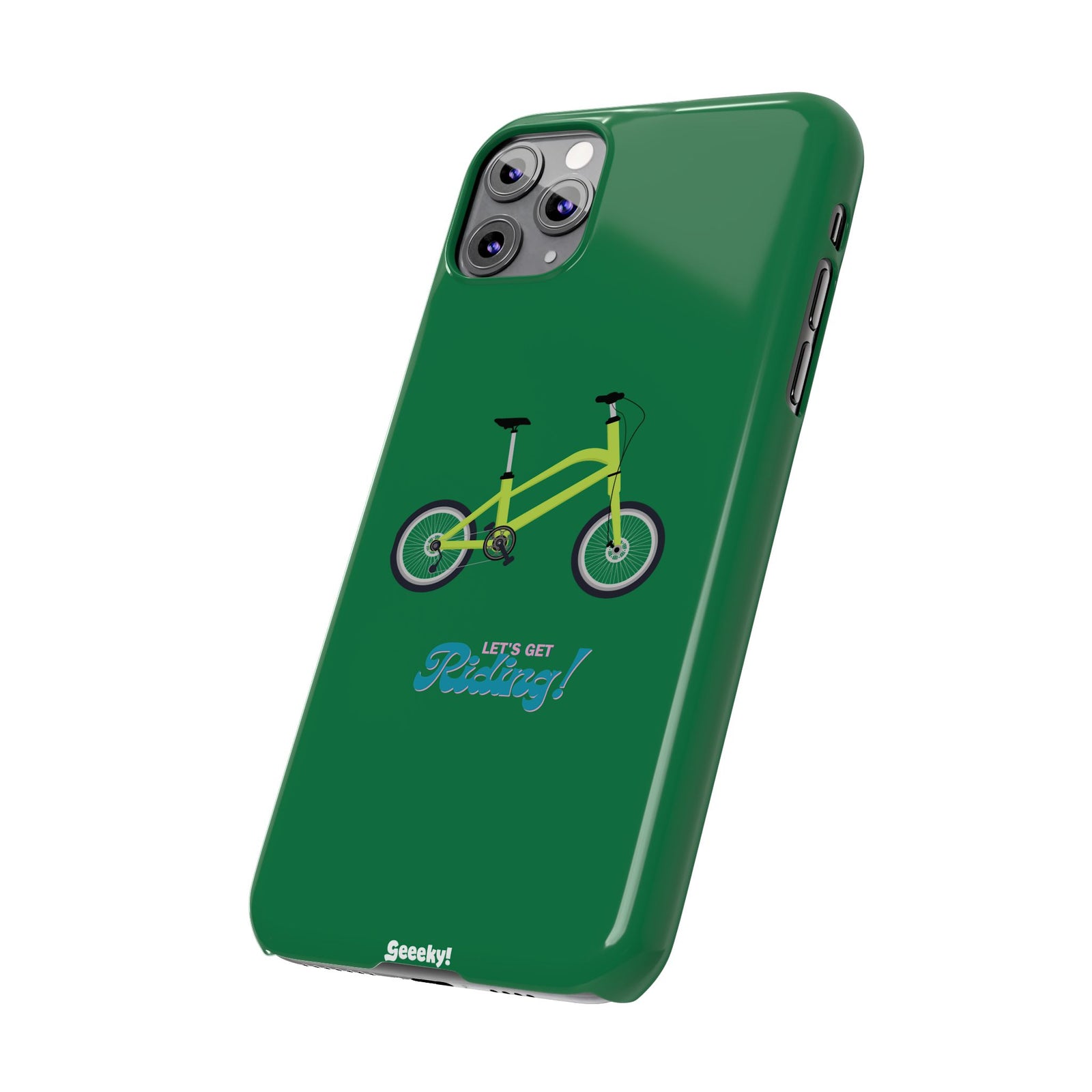 Riding in Racing Green – Slim iPhone Case