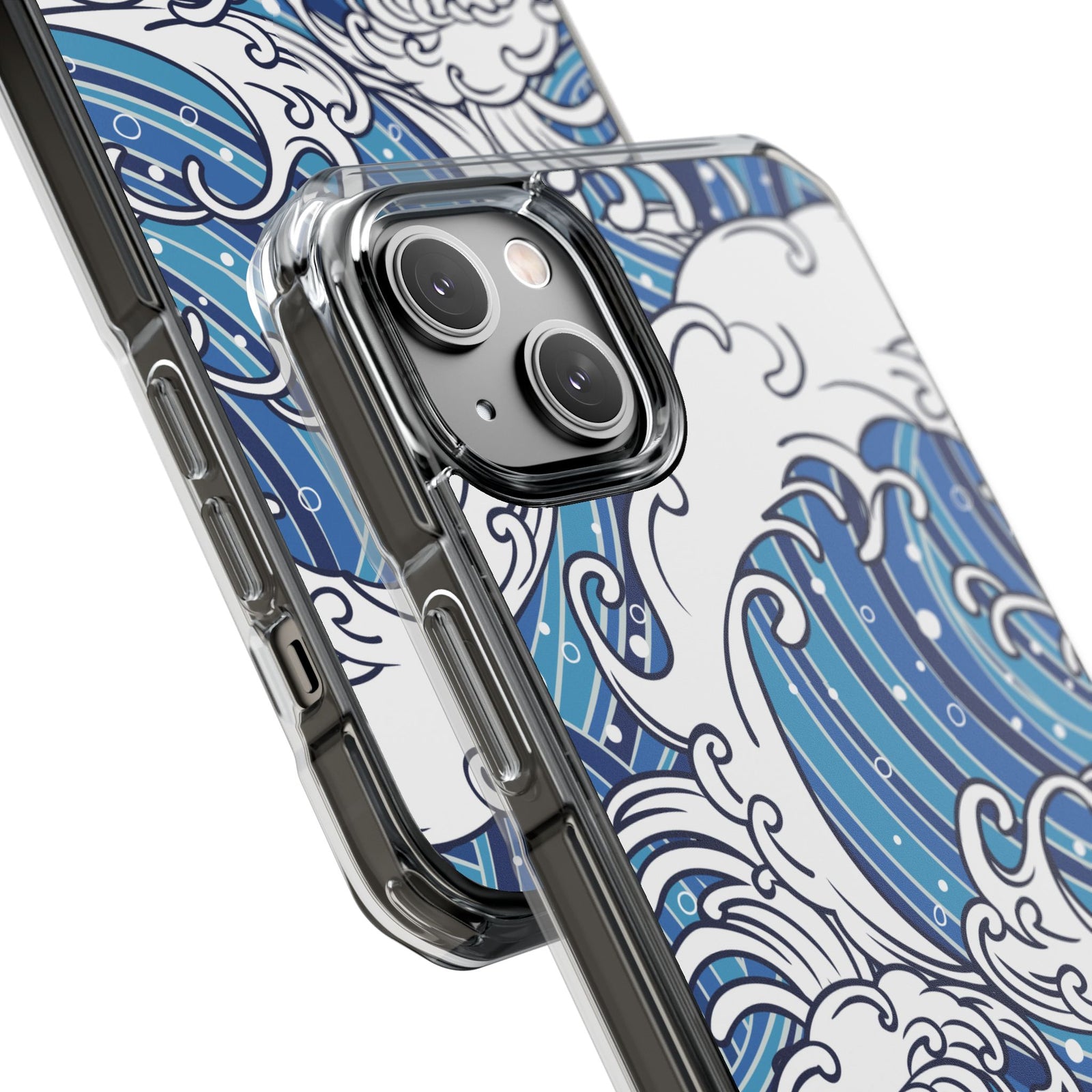 Umi-Nami – Japanese Wave - Magnetic Clear iPhone Case