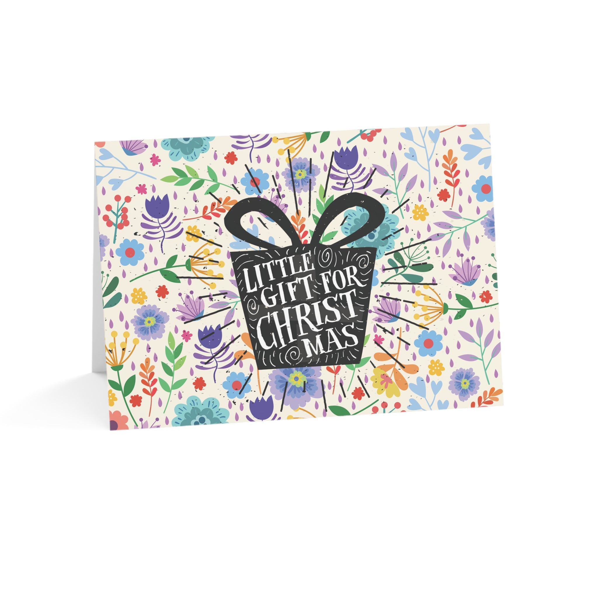 Floral Magic Christmas Card (10 pcs)