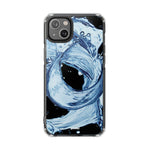 Aqua Surge - Magnetic Clear iPhone Case