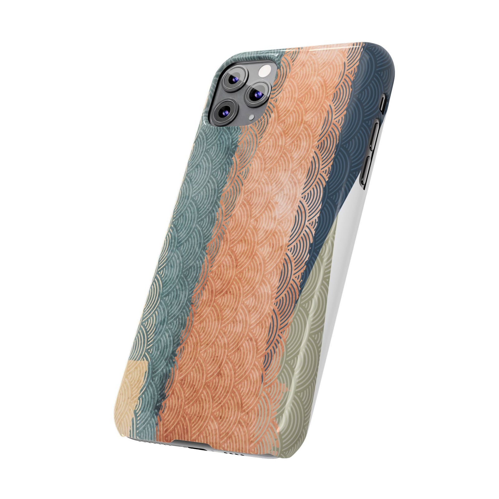 Seigaiha Abstract – Slim iPhone Case