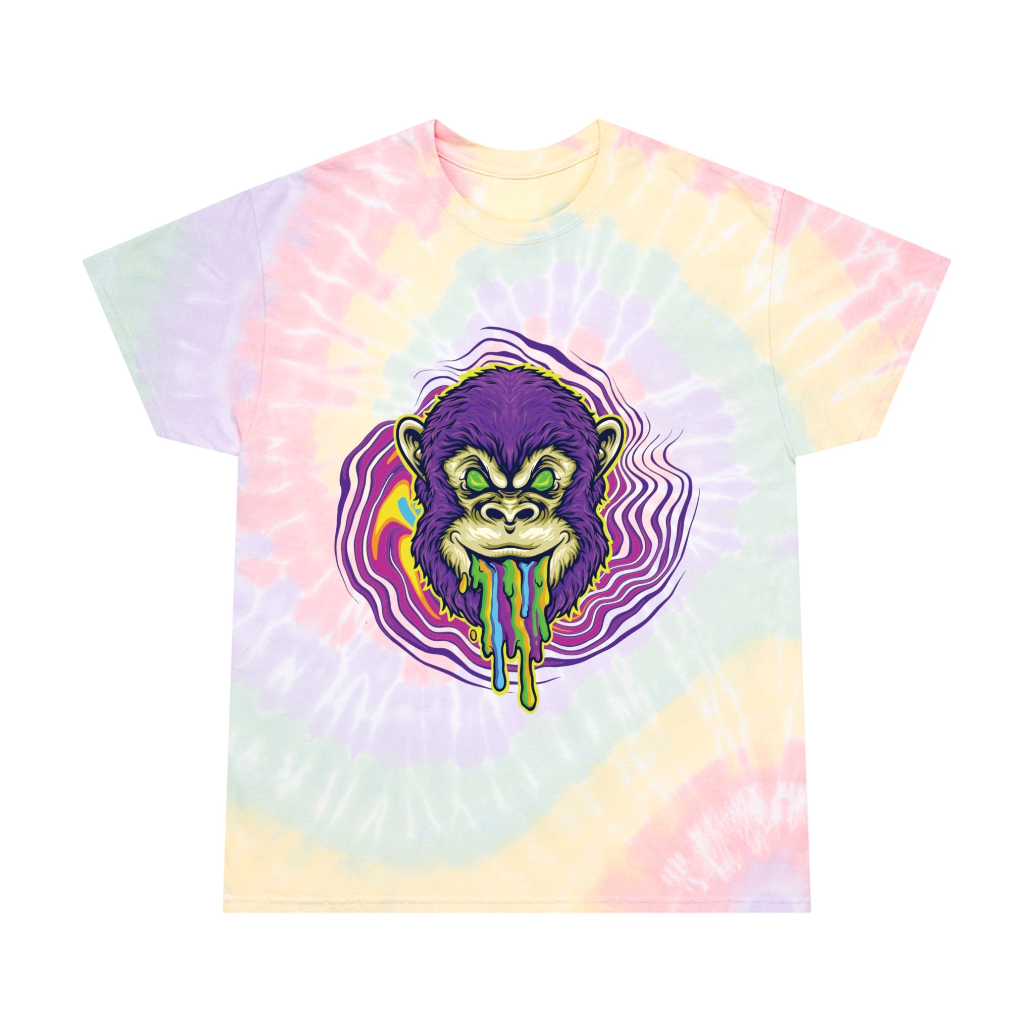 RPG Monsters: Simian Sorcerer –  Tie-Dye Tee, Spiral