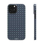 Blue Geometric Bliss – Slim iPhone Case