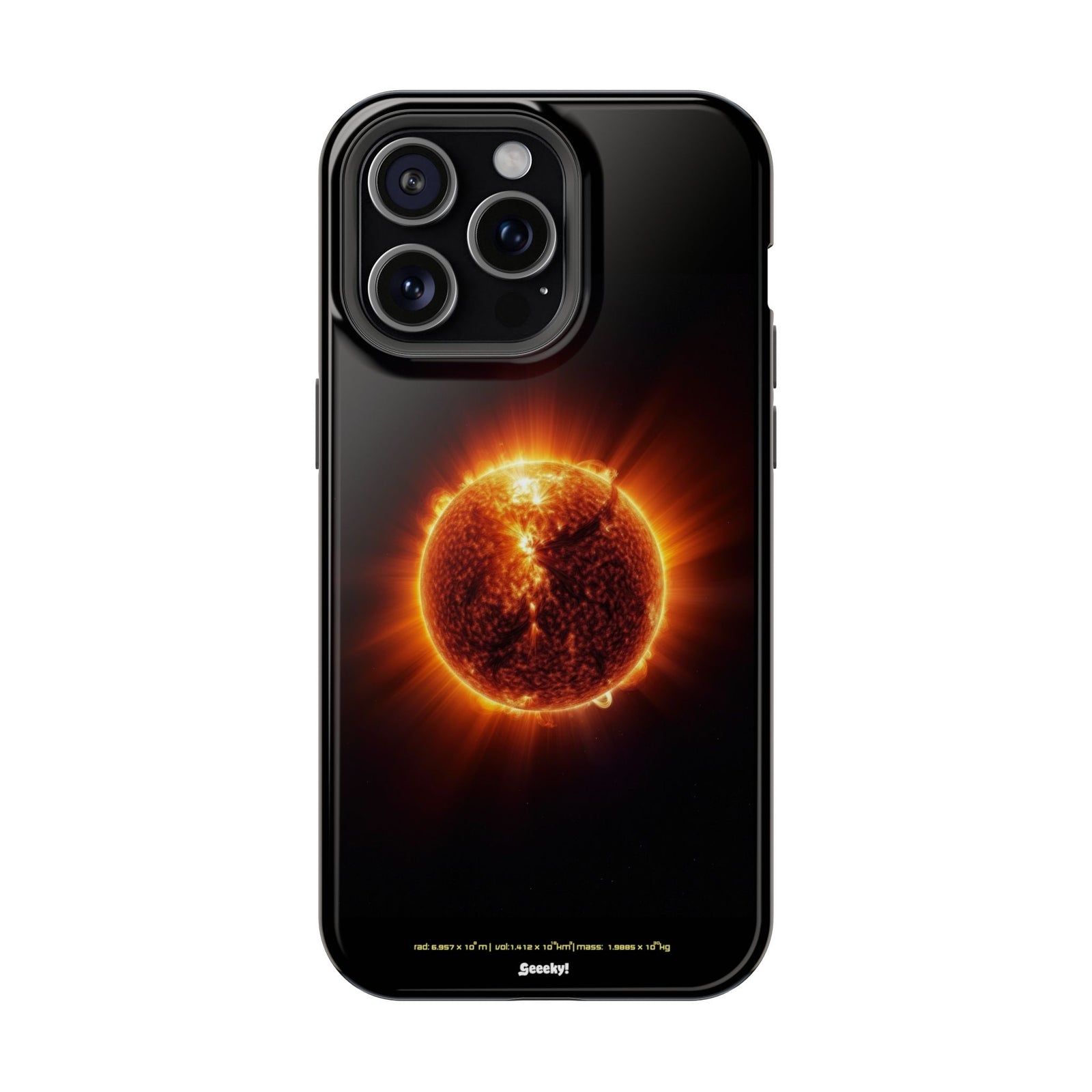 Red Solar Flare – Magnetic Tough iPhone Case