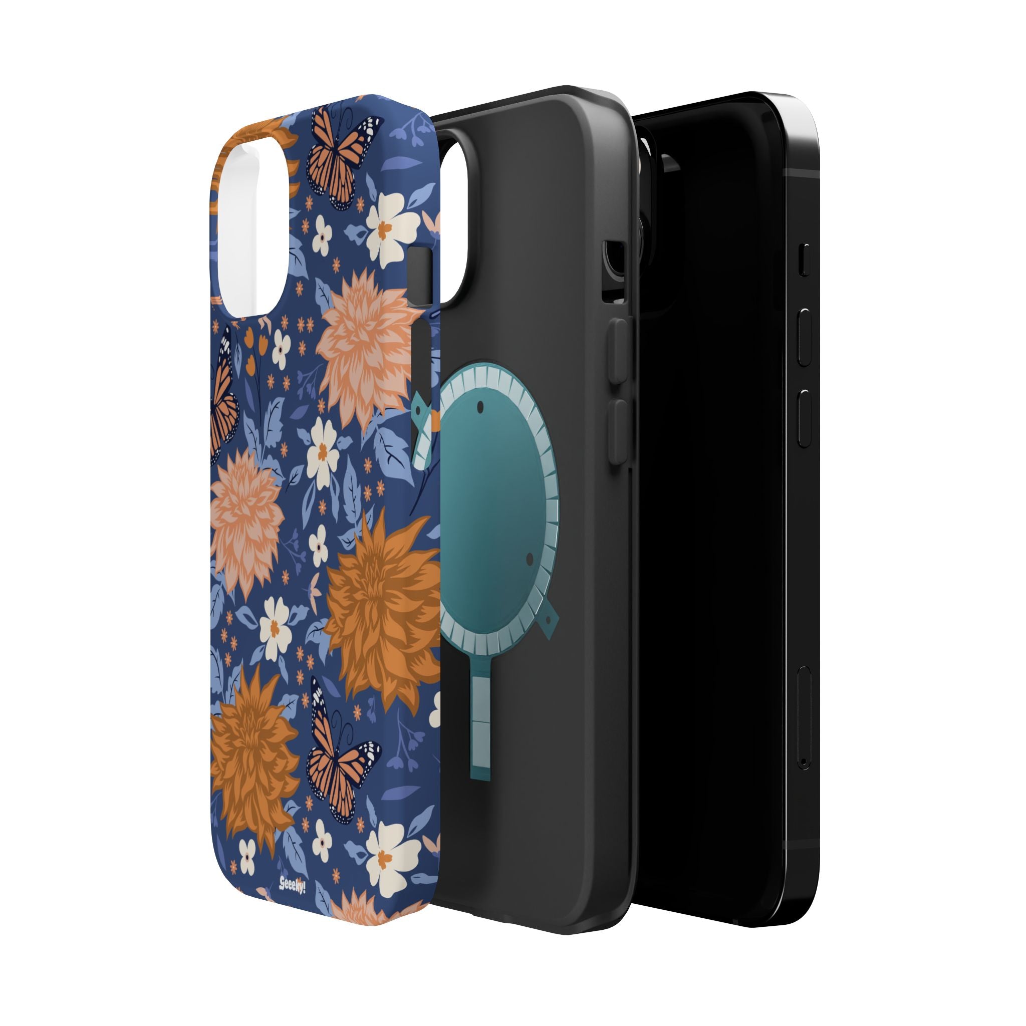 Floral Bliss – Magnetic Tough iPhone Case