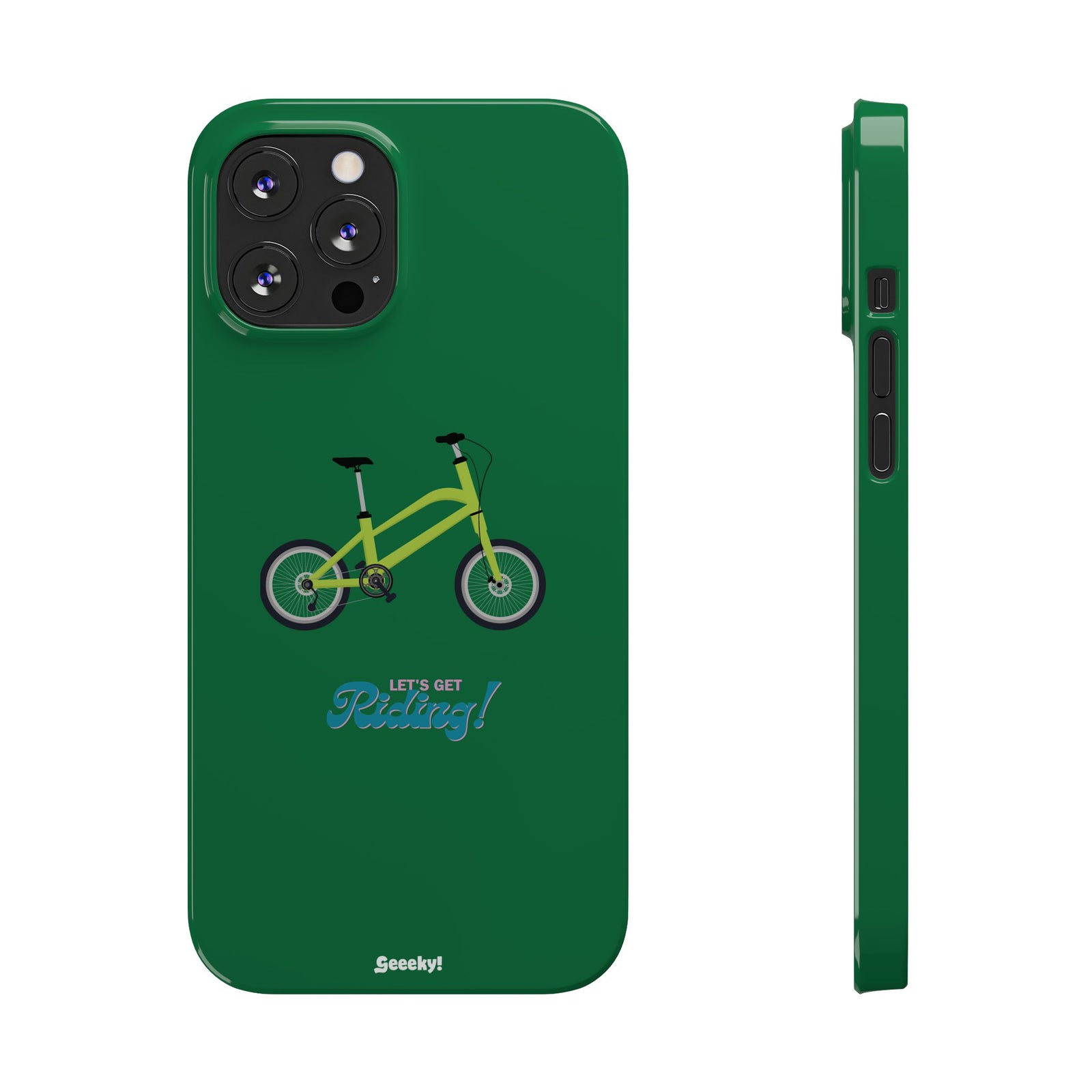 Riding in Racing Green – Slim iPhone Case