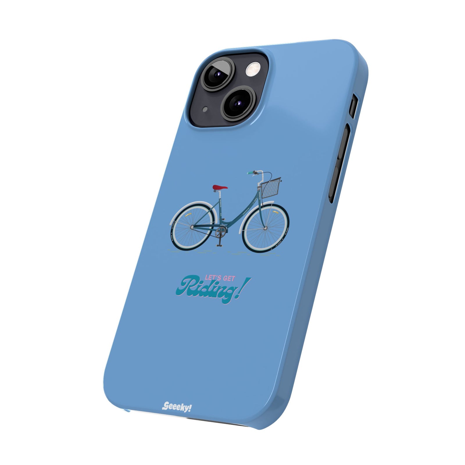 Riding in Blue – Slim iPhone Case