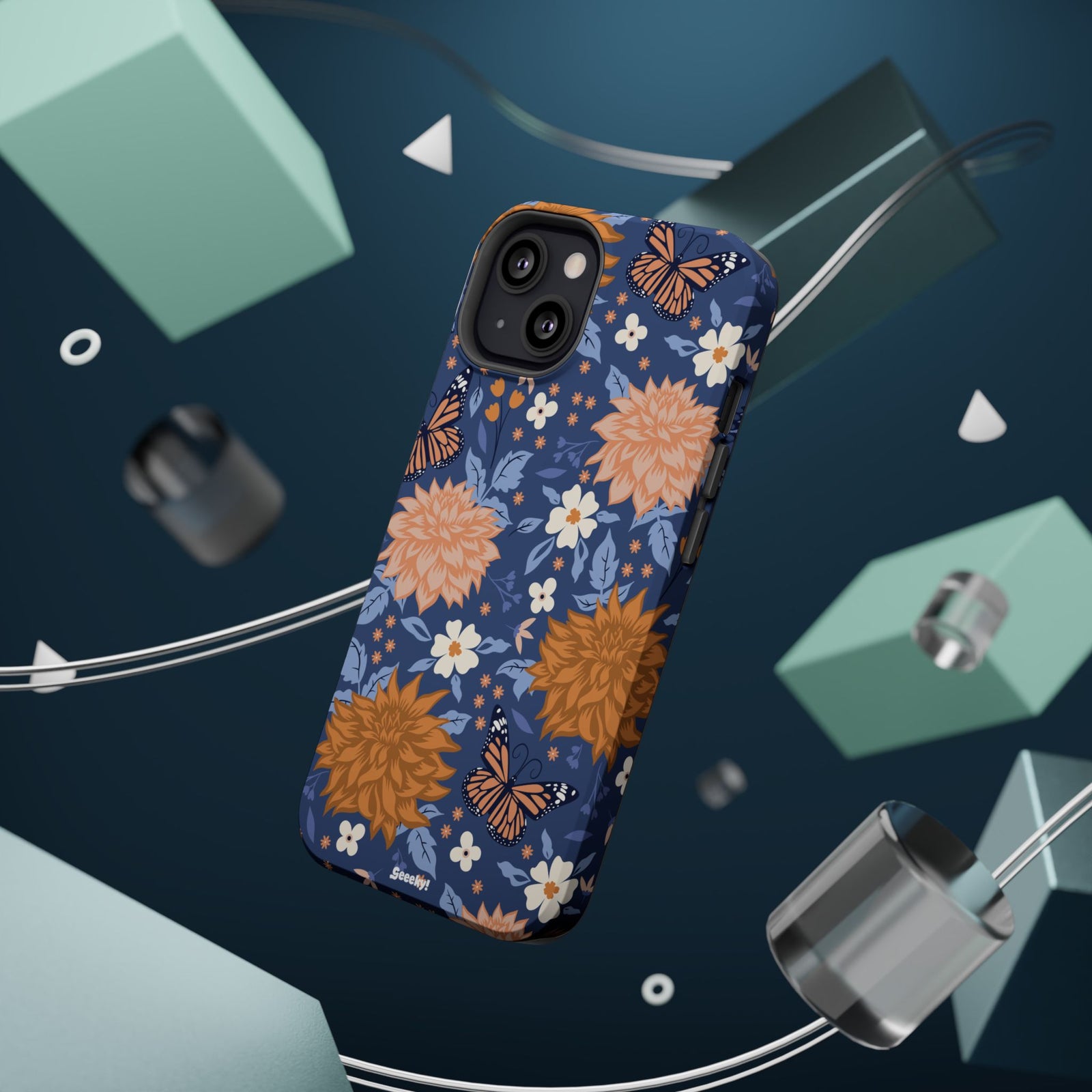 Floral Bliss – Magnetic Tough iPhone Case