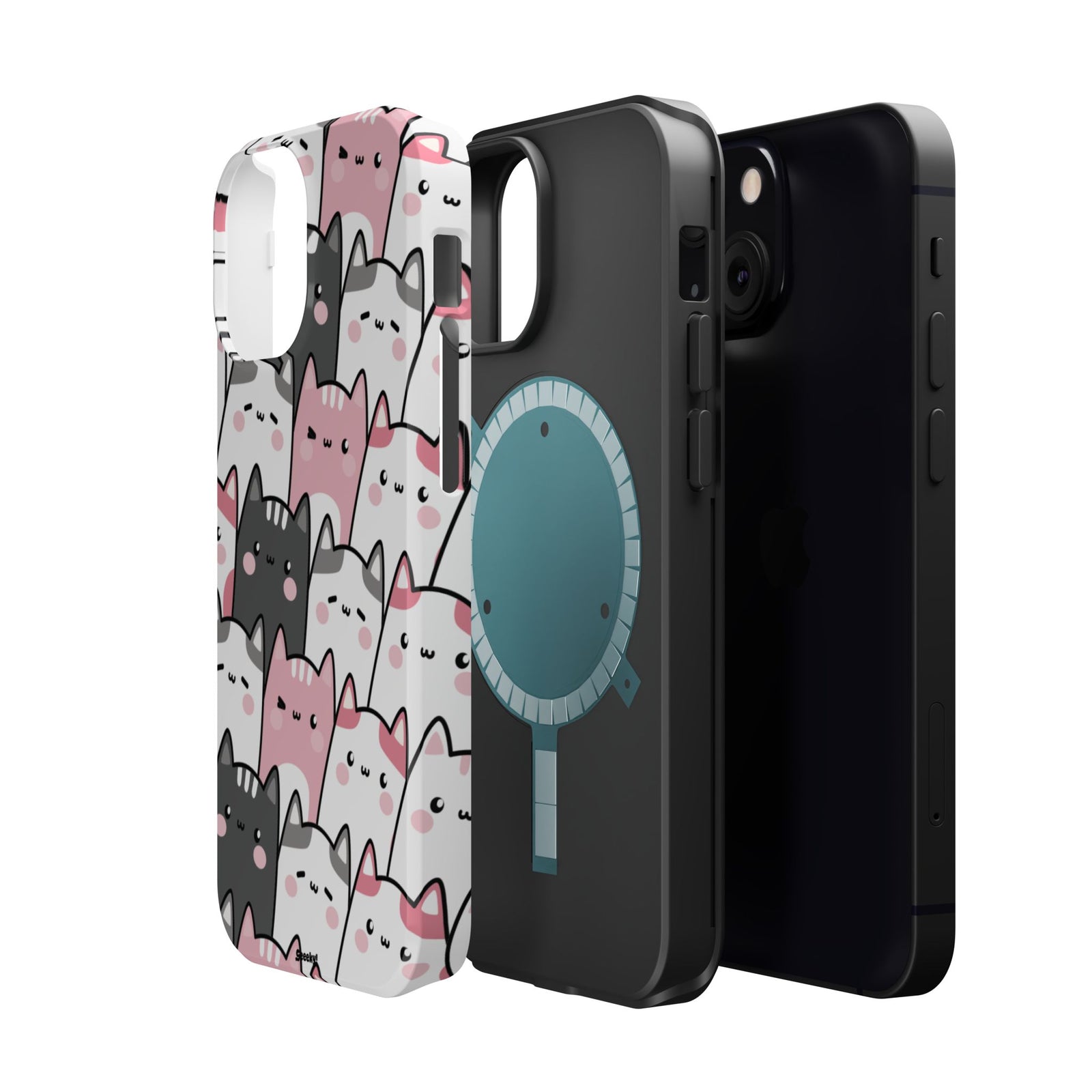 Chubby Cat Mega Cuddle – Magnetic Tough iPhone Case