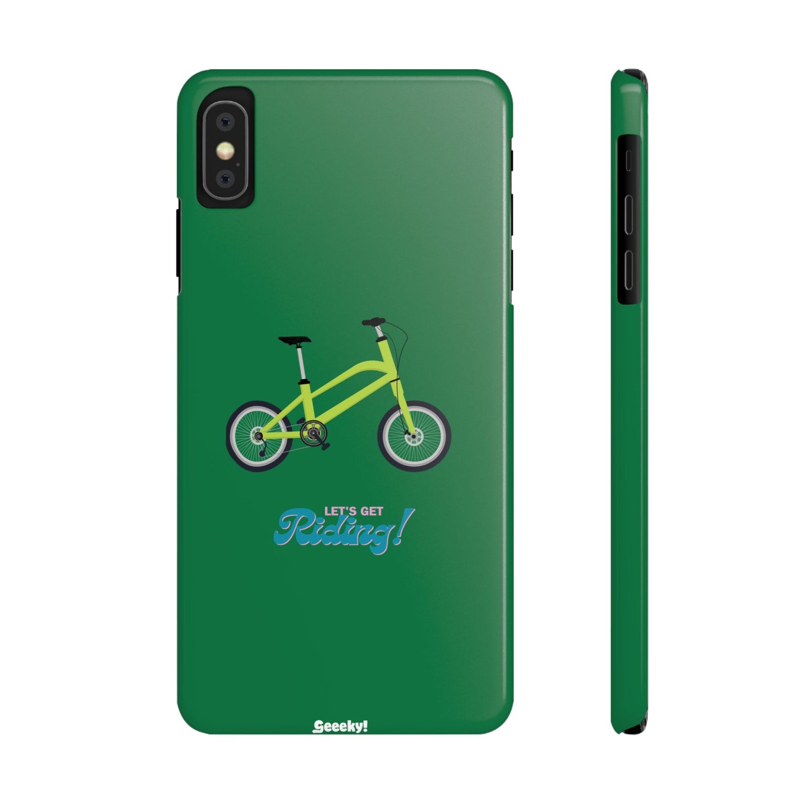 Riding in Racing Green – Slim iPhone Case