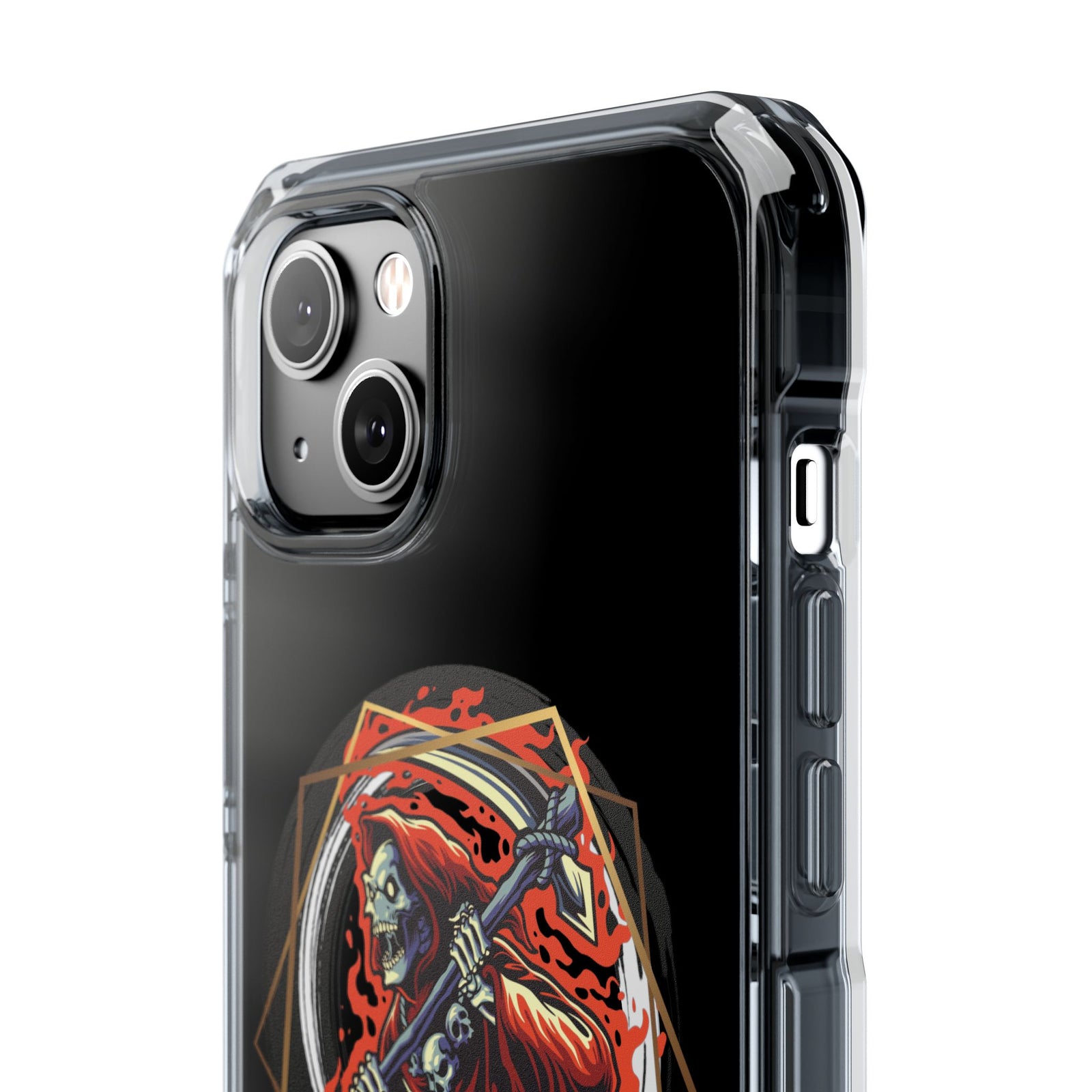 Fiery Reaper - Magnetic Clear iPhone Case