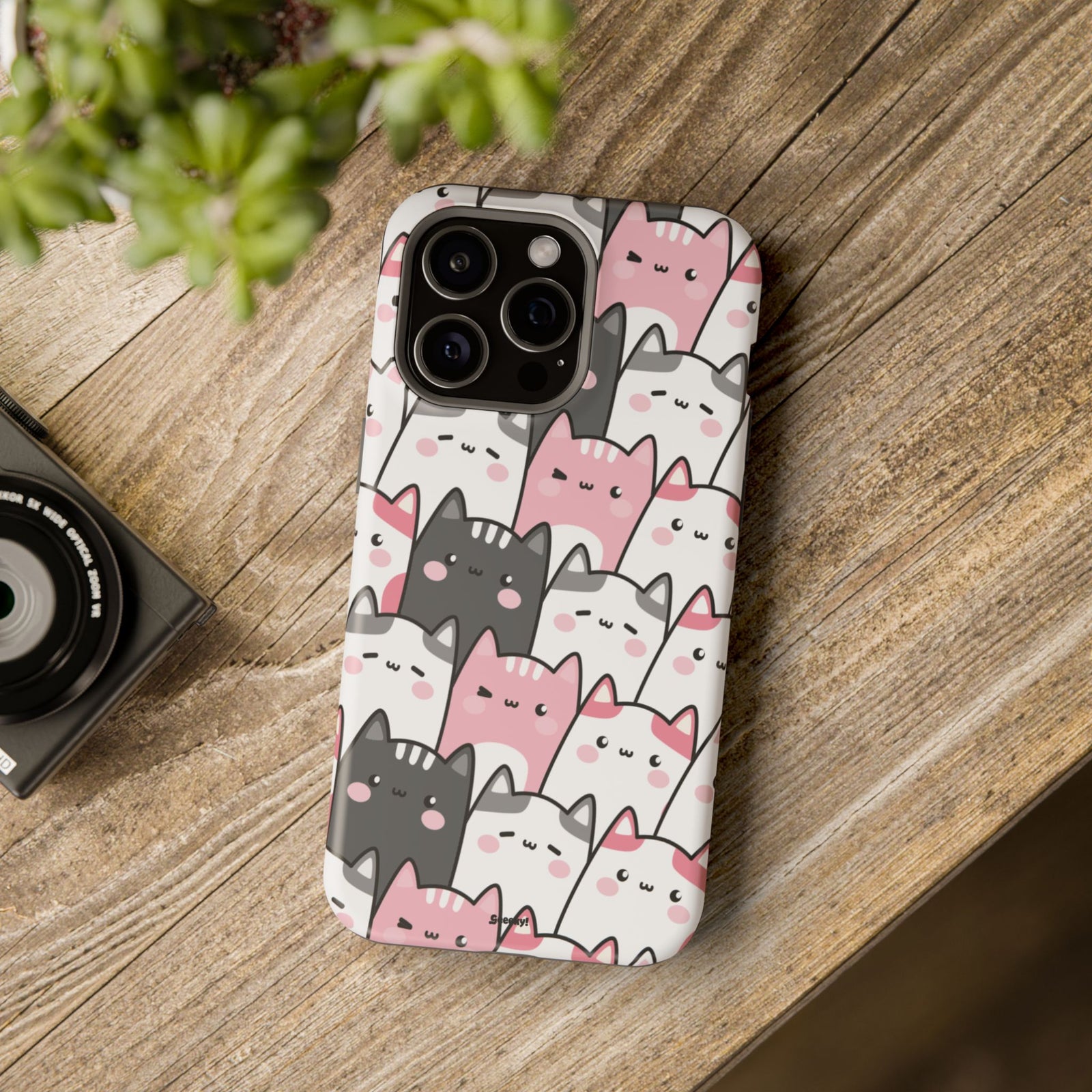 Chubby Cat Mega Cuddle – Magnetic Tough iPhone Case