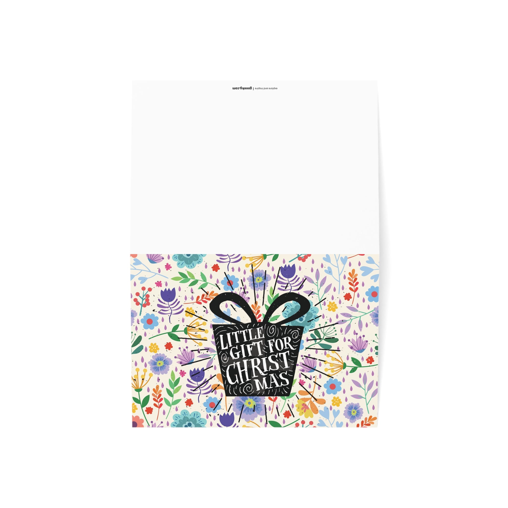 Floral Magic Christmas Card (10 pcs)