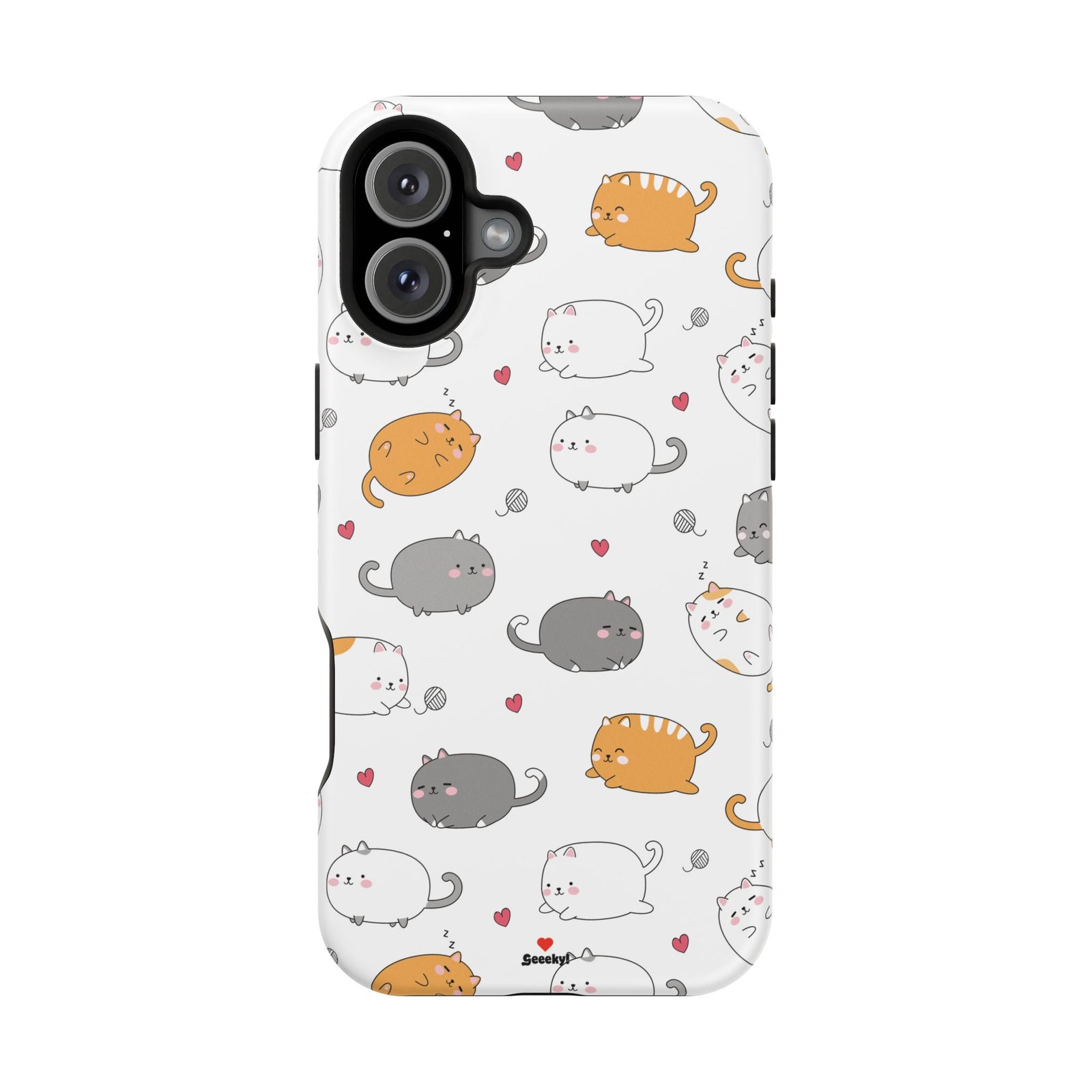 Chubby Cat Cuddle – Magnetic Tough iPhone Case