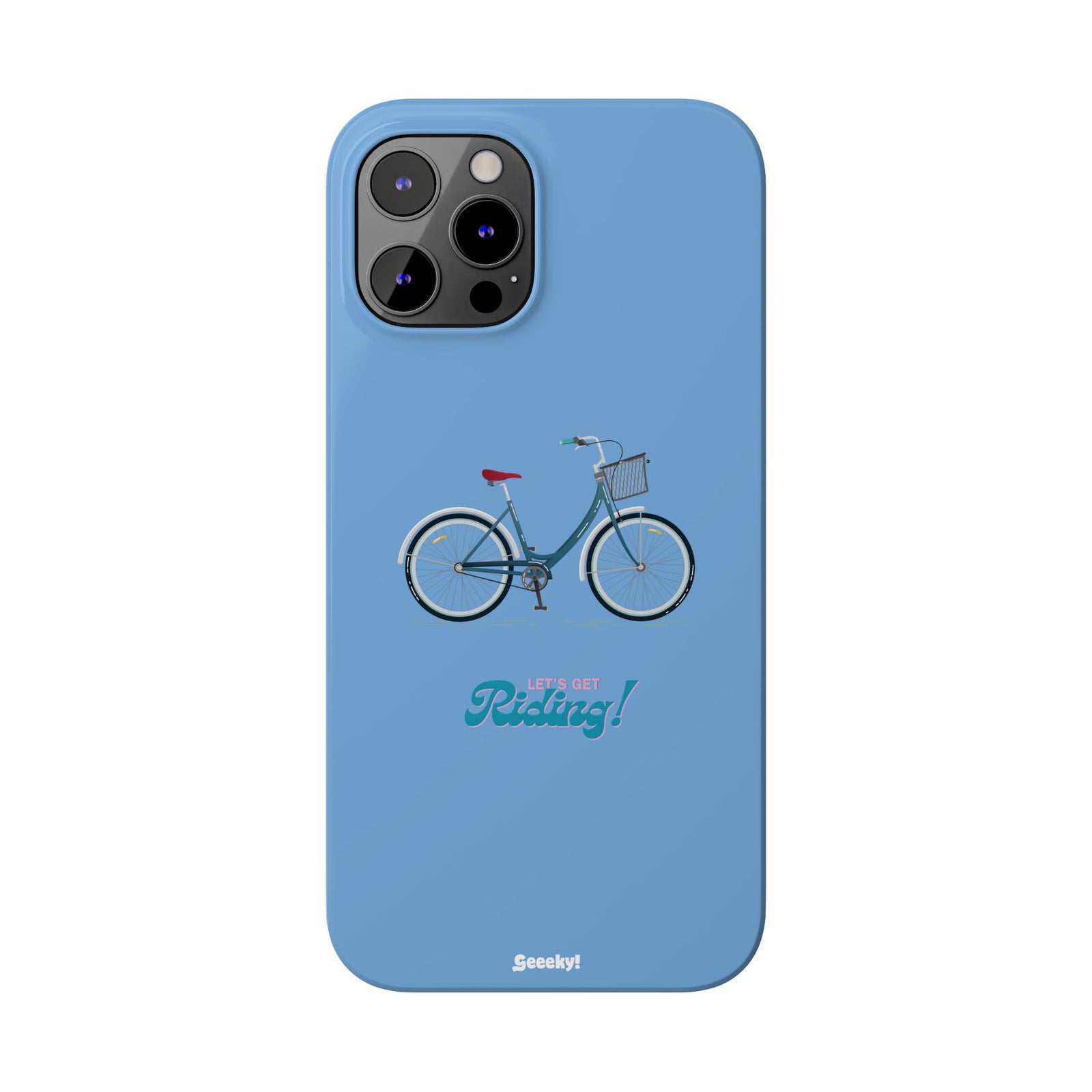 Riding in Blue – Slim iPhone Case