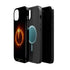 Red Solar Flare – Magnetic Tough iPhone Case