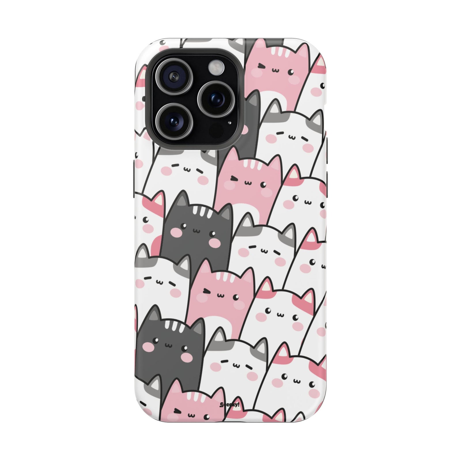 Chubby Cat Mega Cuddle – Magnetic Tough iPhone Case