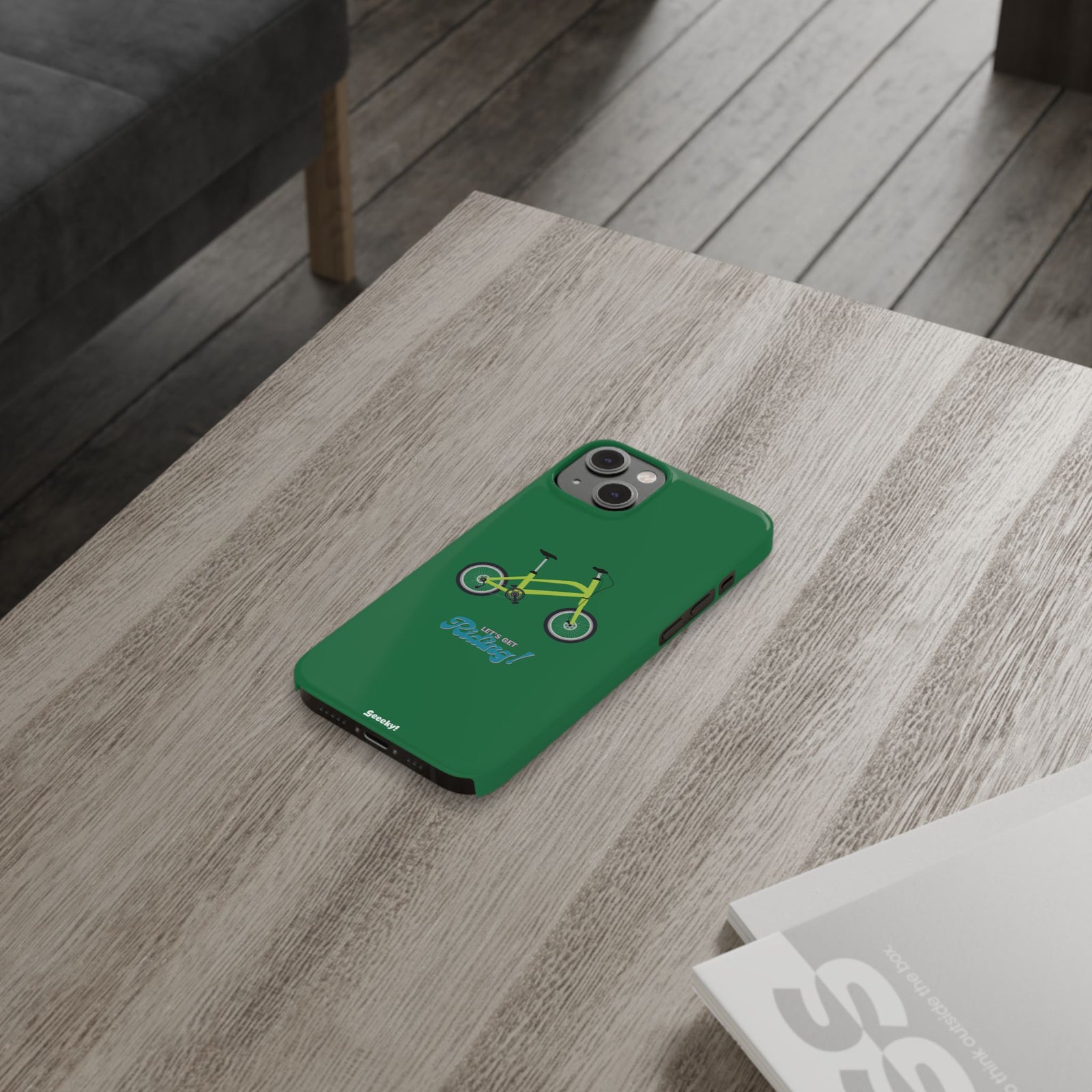 Riding in Racing Green – Slim iPhone Case