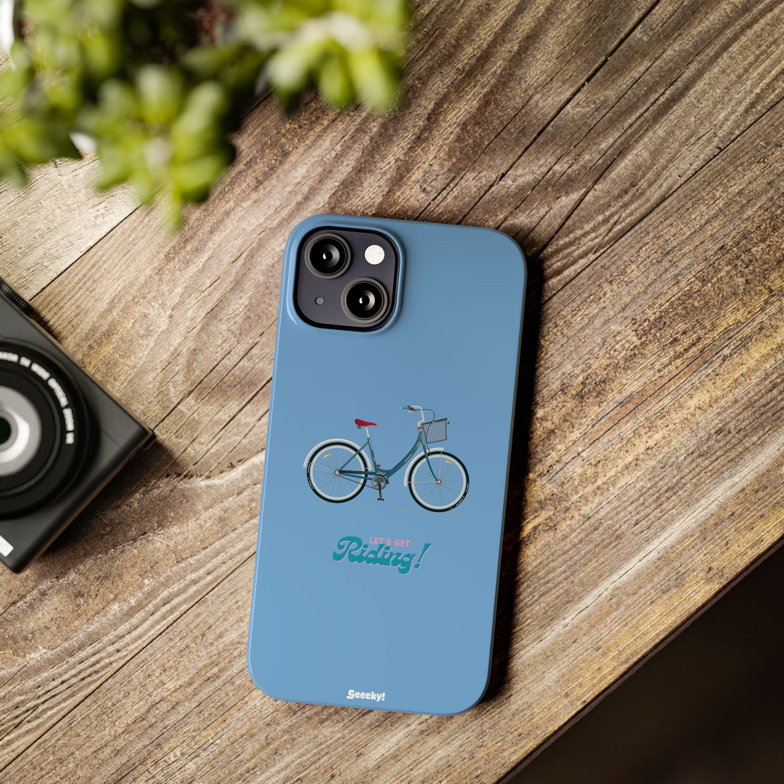 Riding in Blue – Slim iPhone Case