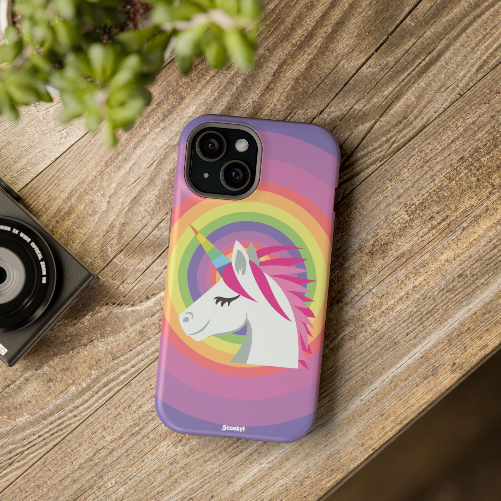 Unicorn’s Rainbow Radiance – Magnetic Tough iPhone Case