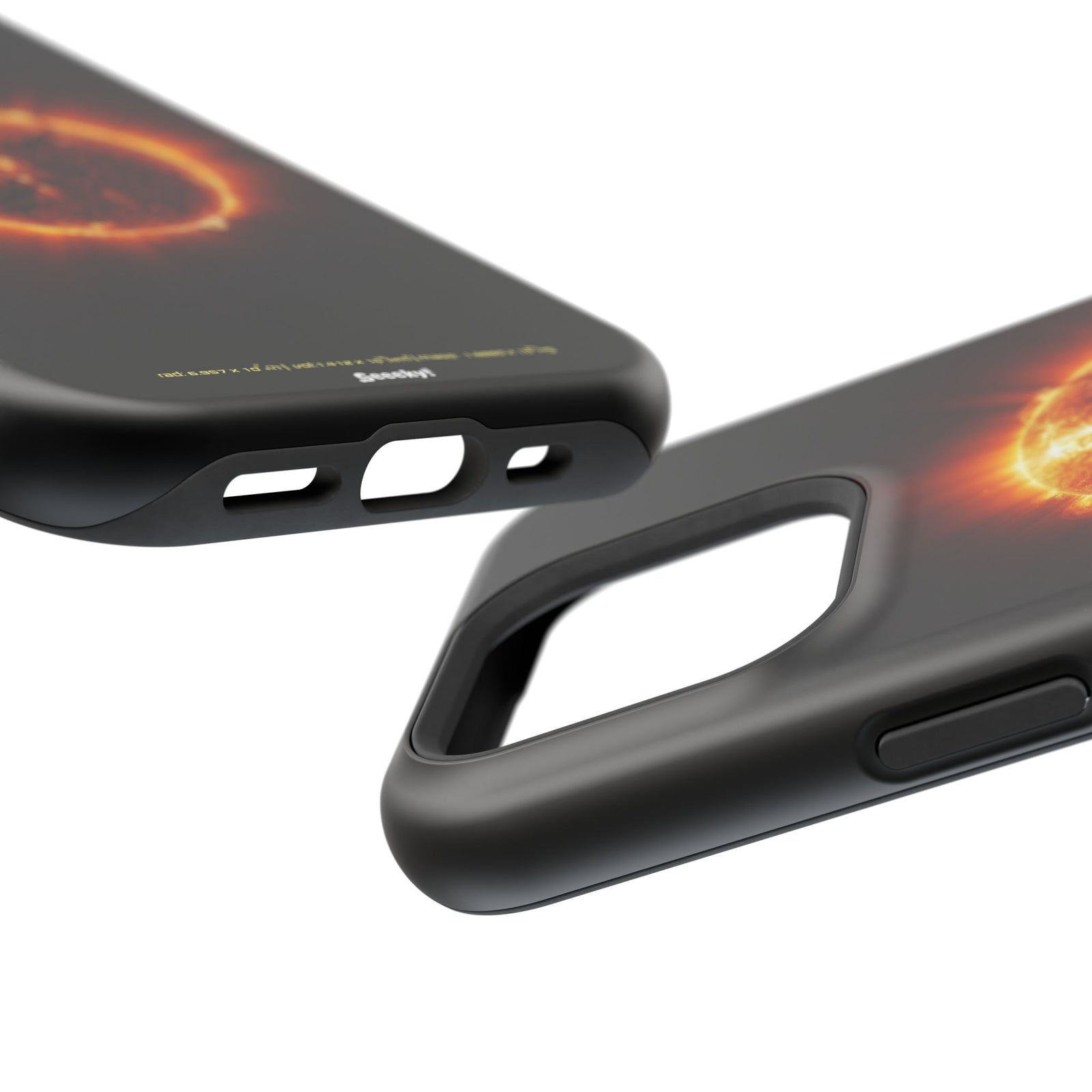 Red Solar Flare – Magnetic Tough iPhone Case