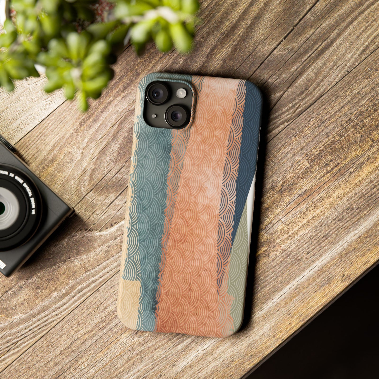 Seigaiha Abstract – Slim iPhone Case