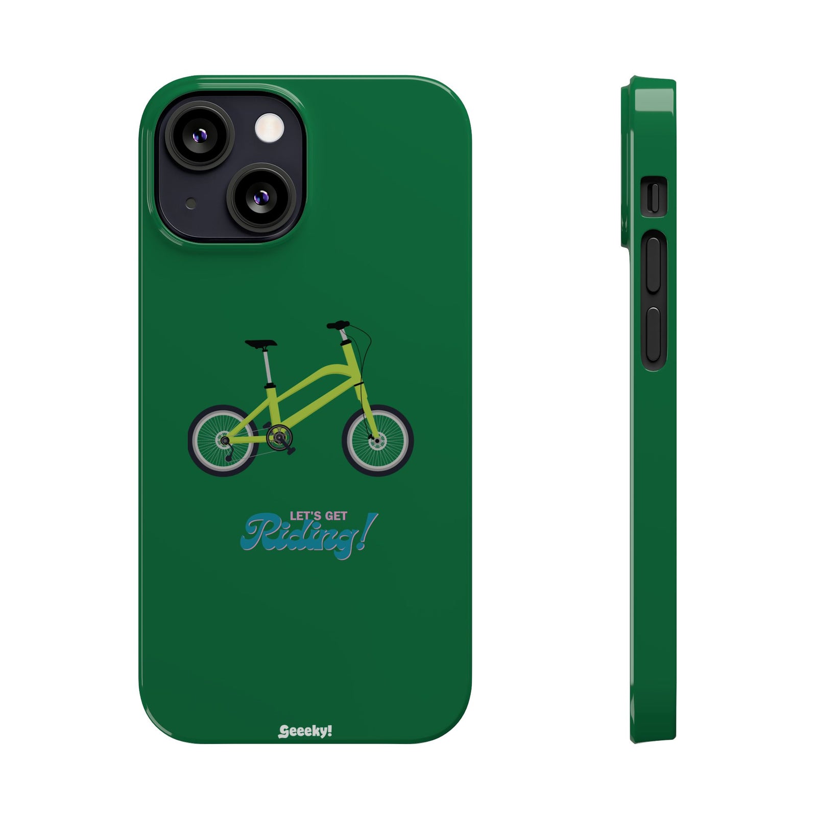 Riding in Racing Green – Slim iPhone Case