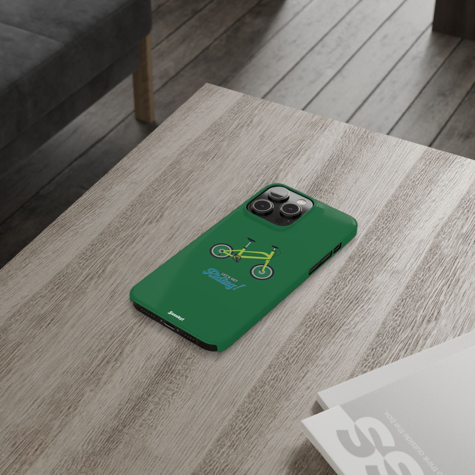 Riding in Racing Green – Slim iPhone Case