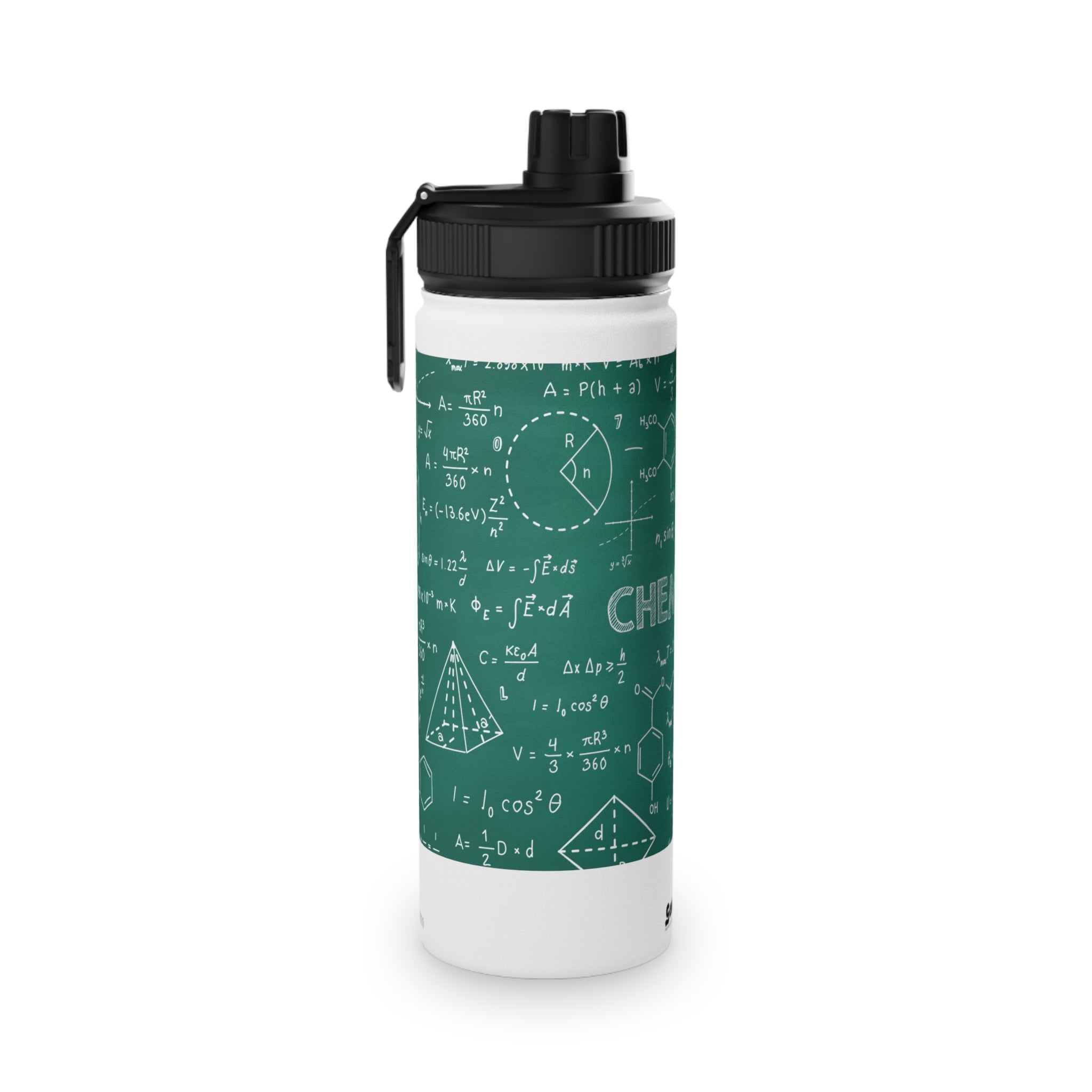 Learning Chemistry – Stainless Steel Water Bottle (18oz)