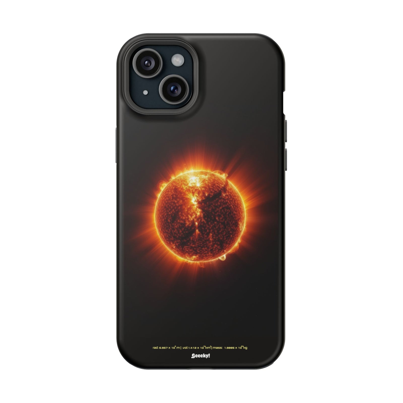 Red Solar Flare – Magnetic Tough iPhone Case