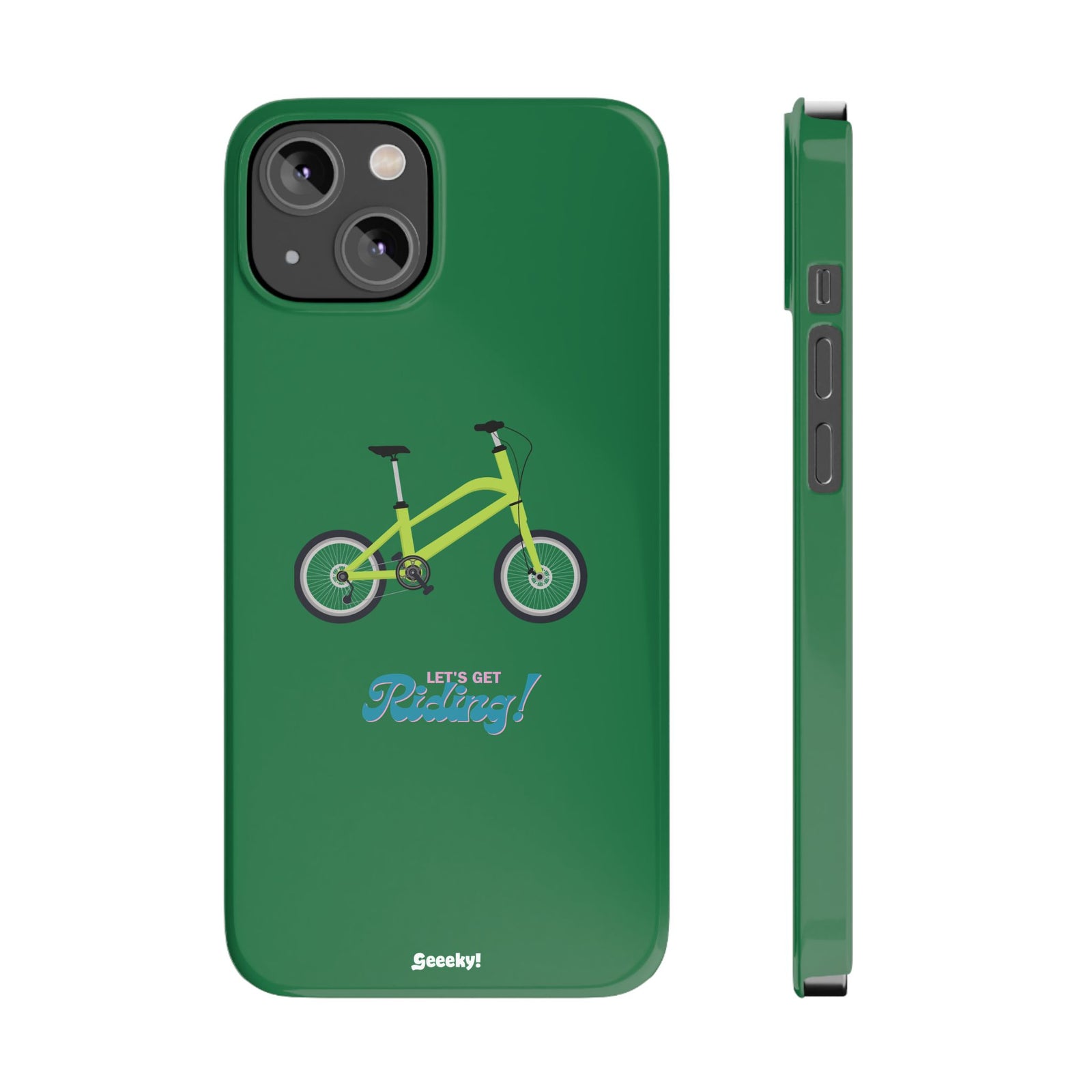 Riding in Racing Green – Slim iPhone Case