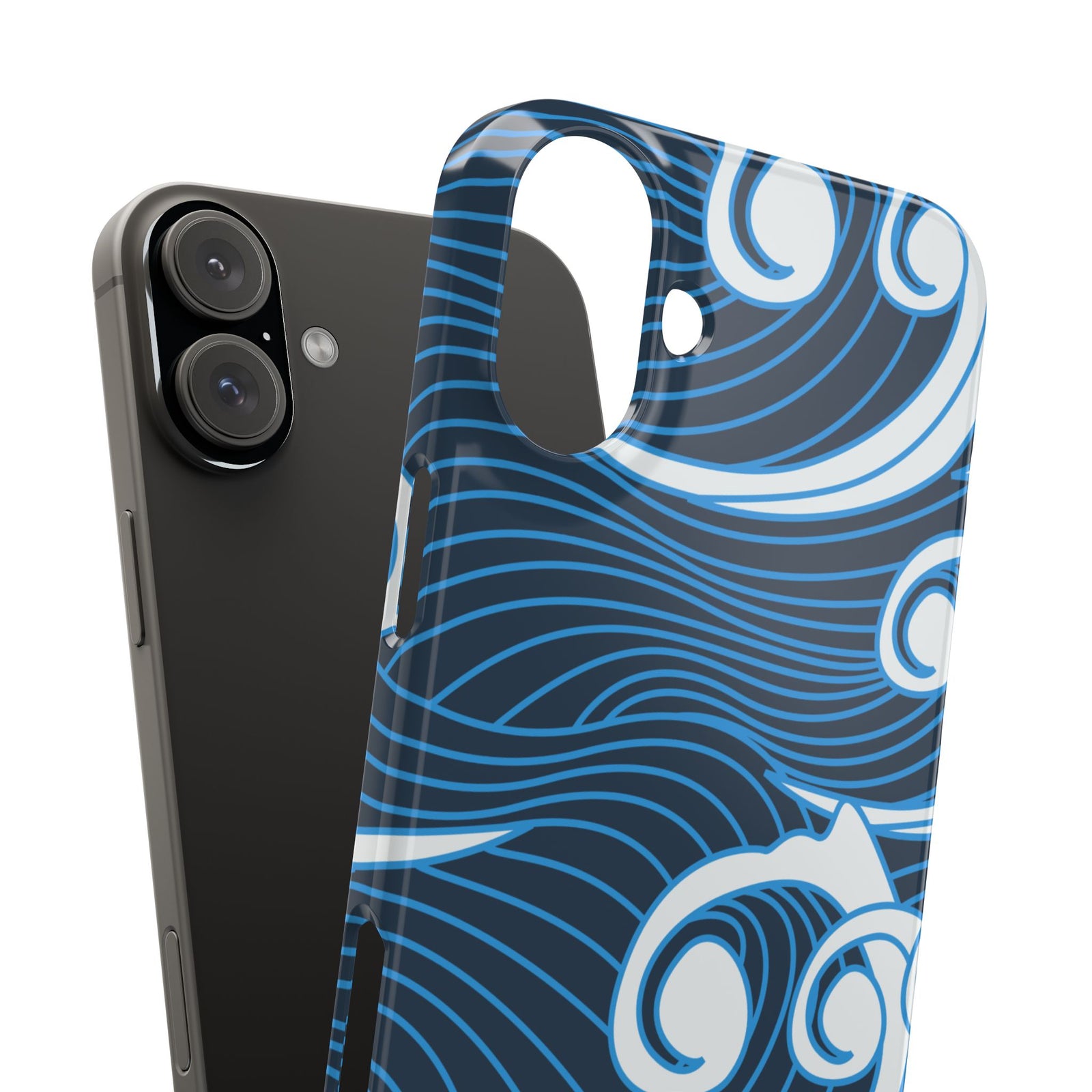 Ocean Waves – Slim Japanese Art Phone Case