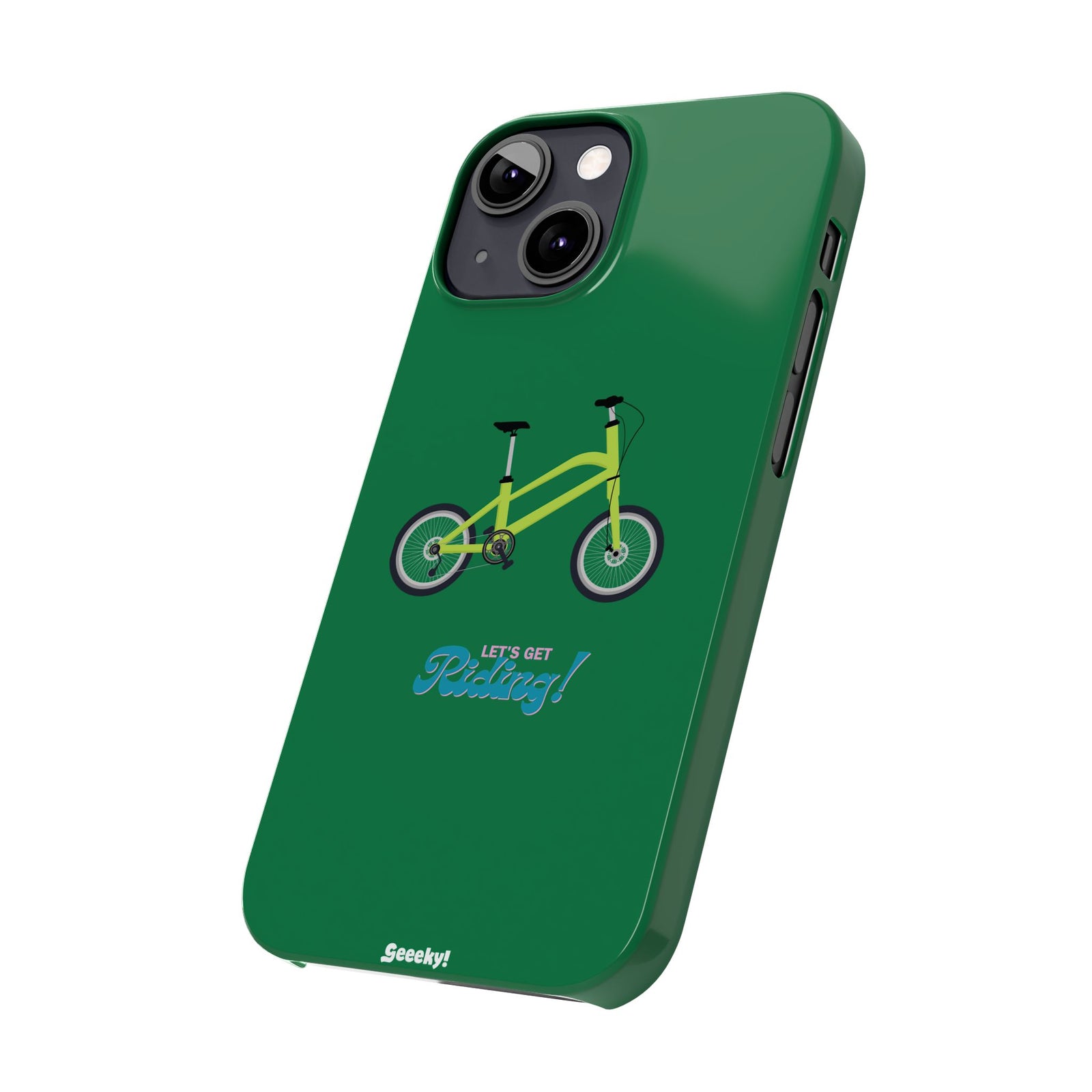 Riding in Racing Green – Slim iPhone Case