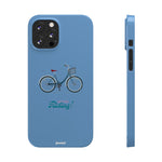 Riding in Blue – Slim iPhone Case