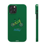 Riding in Racing Green – Slim iPhone Case